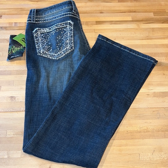 Wrangler Rock 47 Men's Slim Bootcut Jeans - Light Wash main image 0
